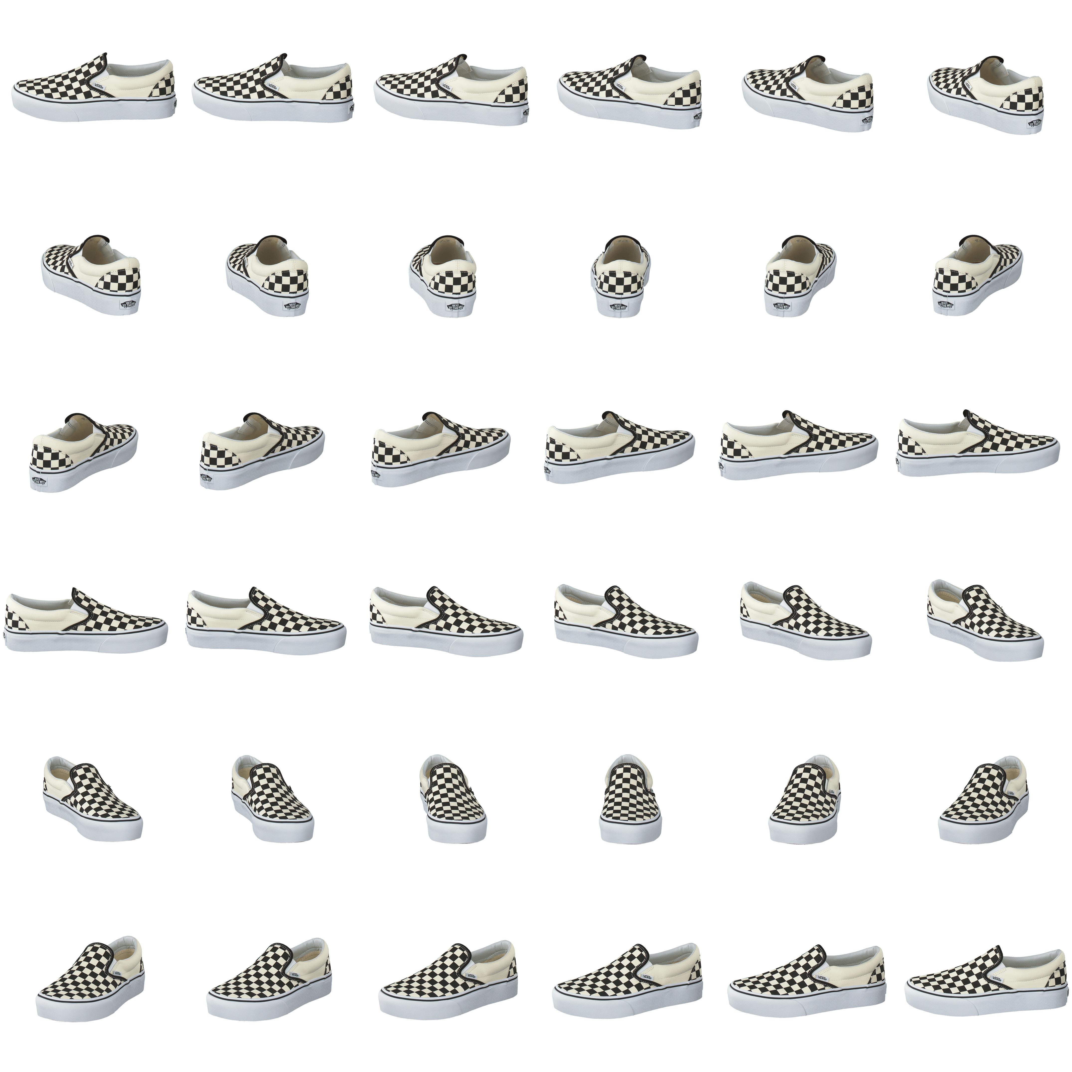 Ua Classic Slip-on Platform Black And White Checker/white - Bild 8