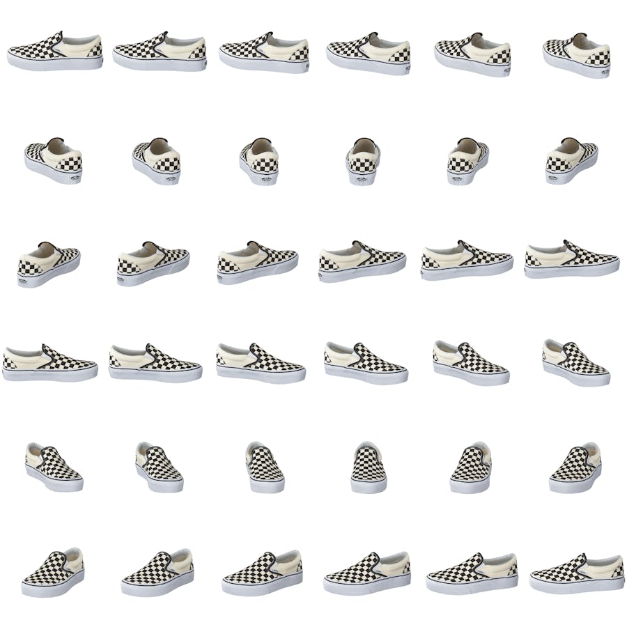 Ua Classic Slip-on Platform Black And White Checker/white - Bild 8