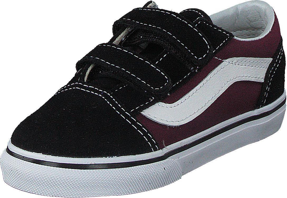 Td Old Skool V Pop Black/og Burgundy