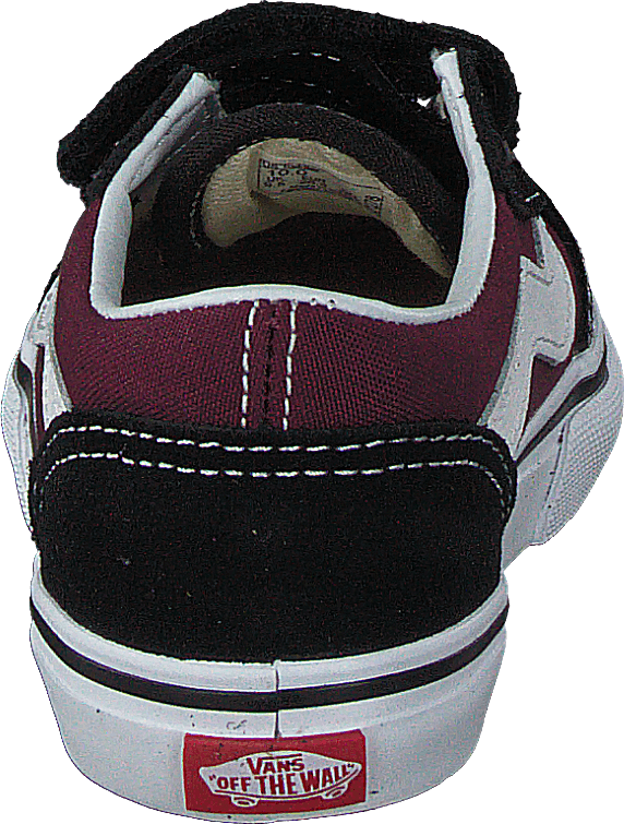 Td Old Skool V Pop Black/og Burgundy