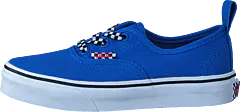 Vans - Uy Authentic Elastic Lace Check Lace Blue/twhite
