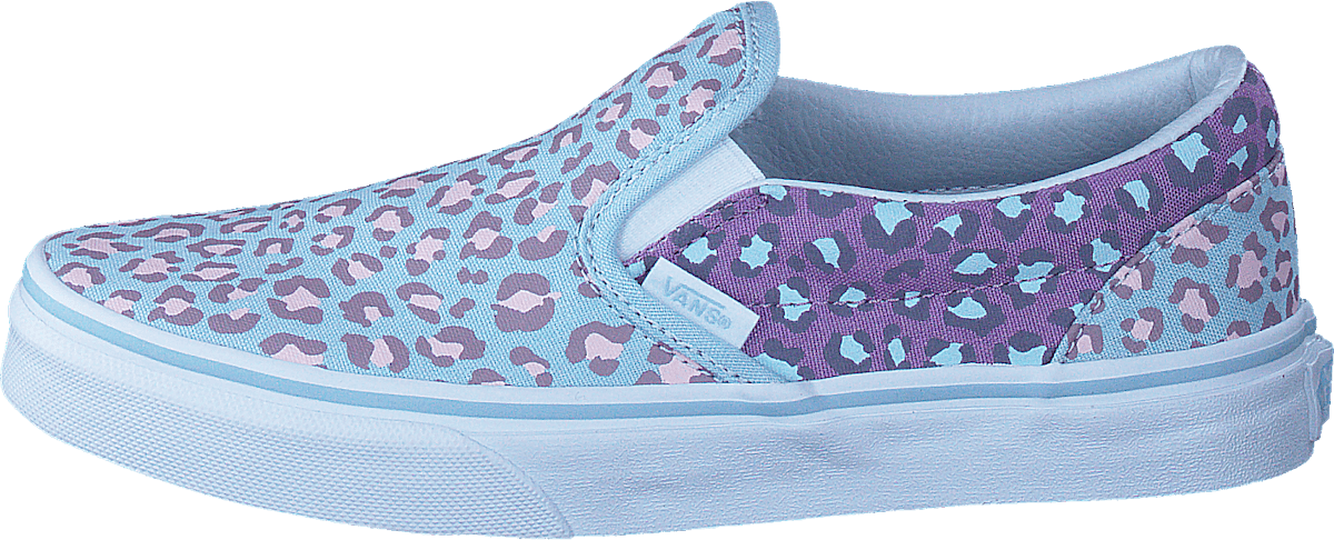 Uy Classic Slip-on 2-tone Leopard Blue/orchid