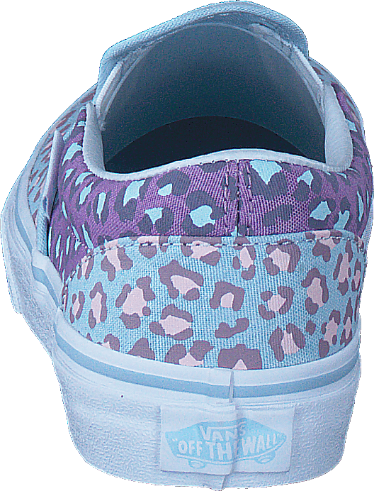 Uy Classic Slip-on 2-tone Leopard Blue/orchid