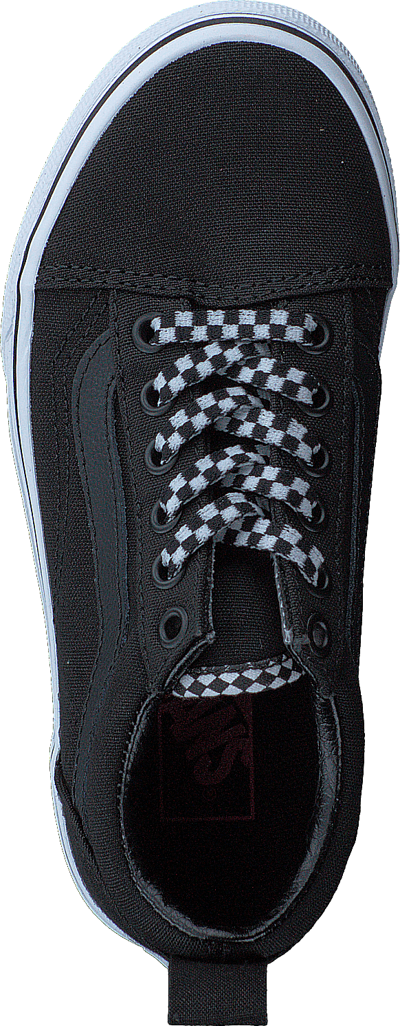 Uy Old Skool Elastic Lace Check Lace Black/true White