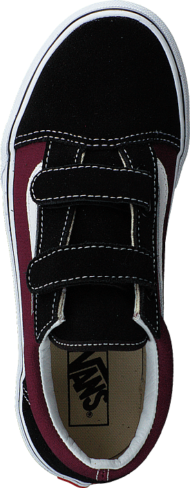 Vans - Uy Old Skool V Pop Black/og Burgundy