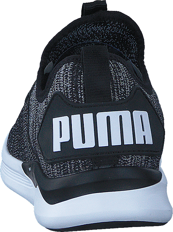Ignite Flash Evoknit Puma Black-asphalt-puma White