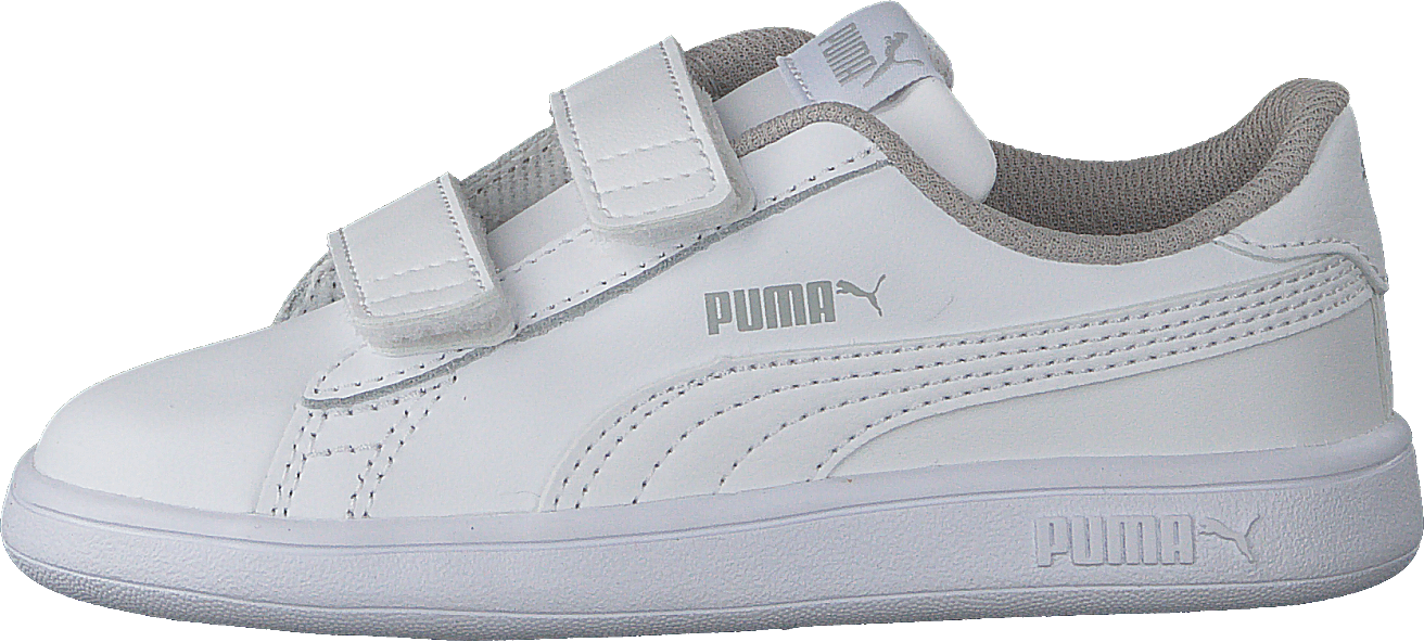 Puma Smash V2 L V Inf Puma White-puma White, Unisex, Skor, Sneakers, Sneakers, Vit, EU 27