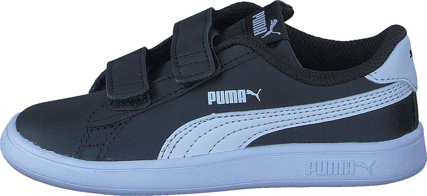 Puma Smash V2 L V Inf Puma Black-puma White, Unisex, Skor, Sneakers, Sneakers, Svart, EU 25