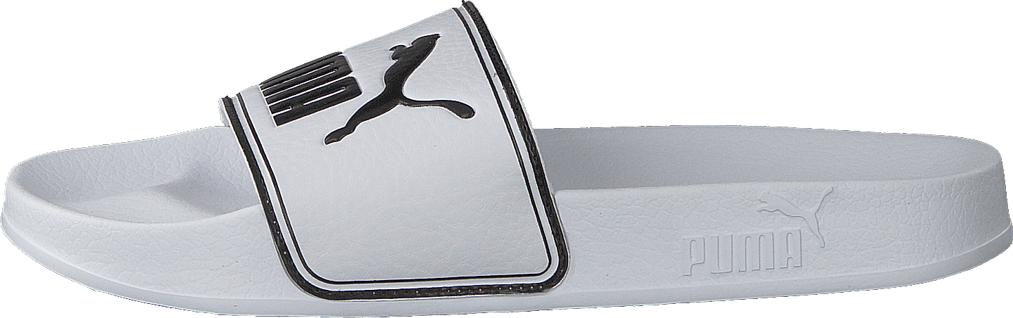 Leadcat Puma White-puma Black, Unisex, Kengät, Sandaalit ja Tohvelit, sandaalit, Valkoinen, EU 44