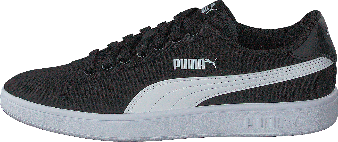 Puma Smash V2 Cv Puma Black-puma White, Unisex, Shoes, Trainers, Sneakers, Black, UK 11