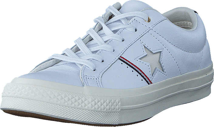 Converse - One Star White/enamel Red/egret