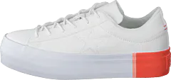Converse - One Star Platform White/bright Poppy/white
