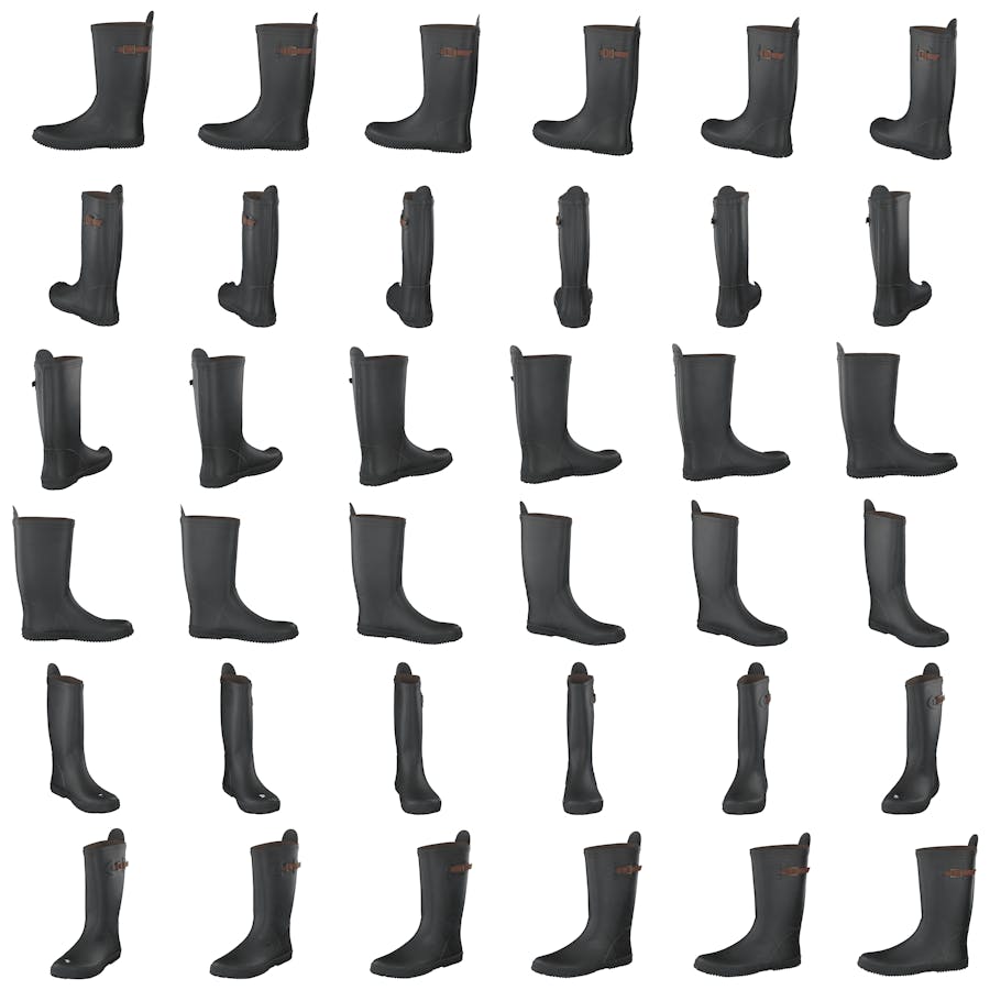 Scandinavia Rubberboot Black - Bild 8