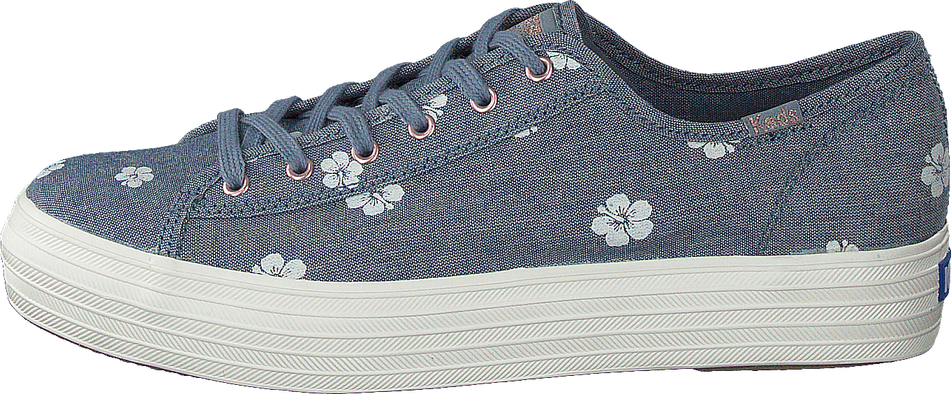 Tripple Kick Hibiscus Blue, Female, Topánky, Tenisky, Tenisky, Modrá, EU 41