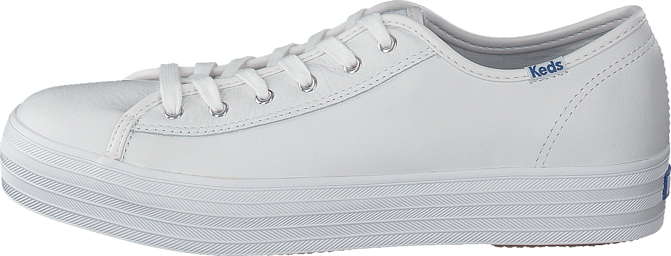 Triple Kick Leather White, Female, Topánky, Tenisky, Tenisky, Biely, EU 40