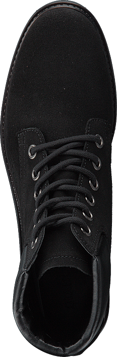 Bianco - Low Cut Laced Up Boot Jas18 Black