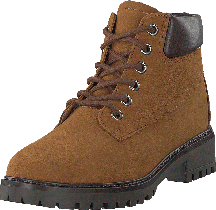 Bianco - Low Cut Laced Up Boot Jas18 Cognac