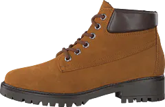 Bianco - Low Cut Laced Up Boot Jas18 Cognac