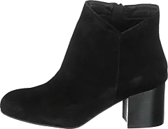 Bianco - Suede V-cut Boot Jas18 Black