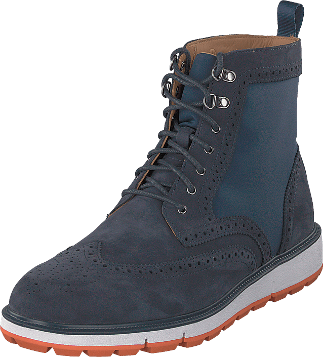 Swims - Motion Wing Tip Boot Navy/orange