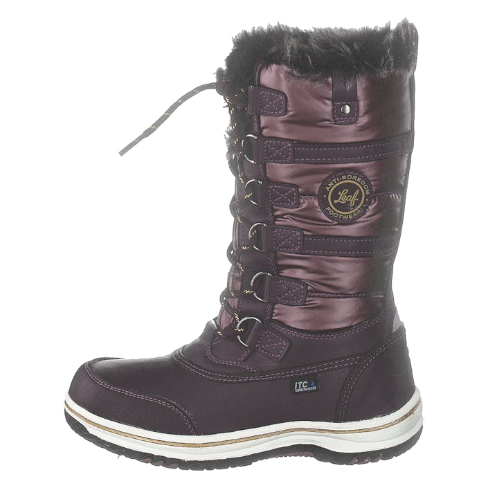 Frostby Waterproof Burgundy, Unisex, Shoes, Boots, winter boots, Purple, EU 37
