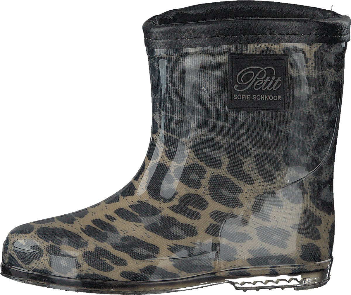 Rubber Boot Baby Leopard