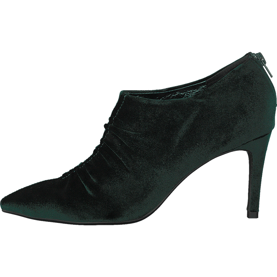 Shoe Stiletto Velvet Dark Green