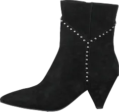 Sofie Schnoor - Boot With Y Studs Silver Black