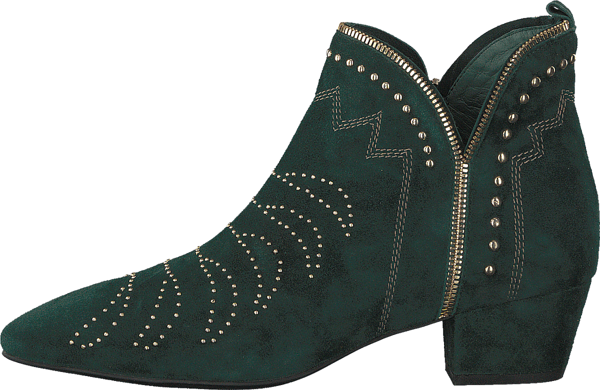 Boot Stitch Suede Dark Green