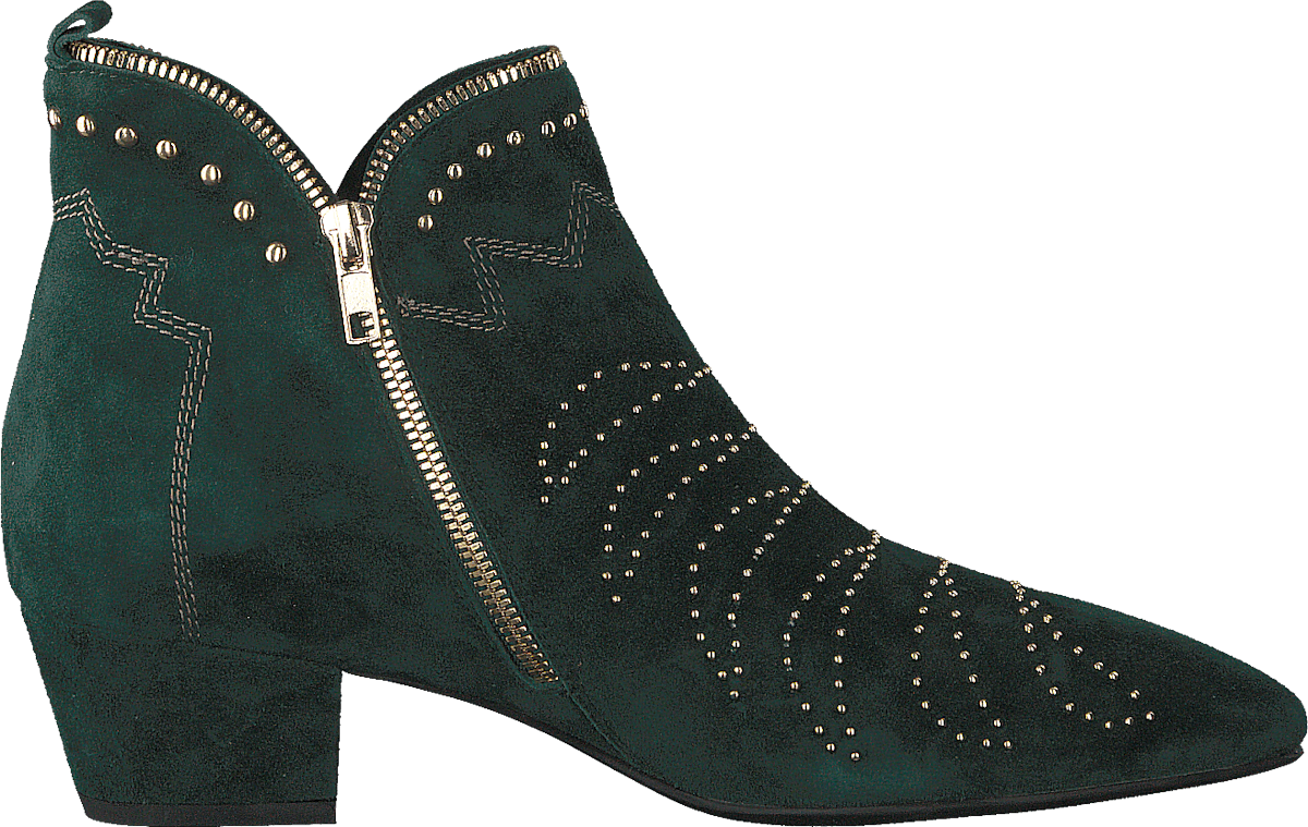 Boot Stitch Suede Dark Green