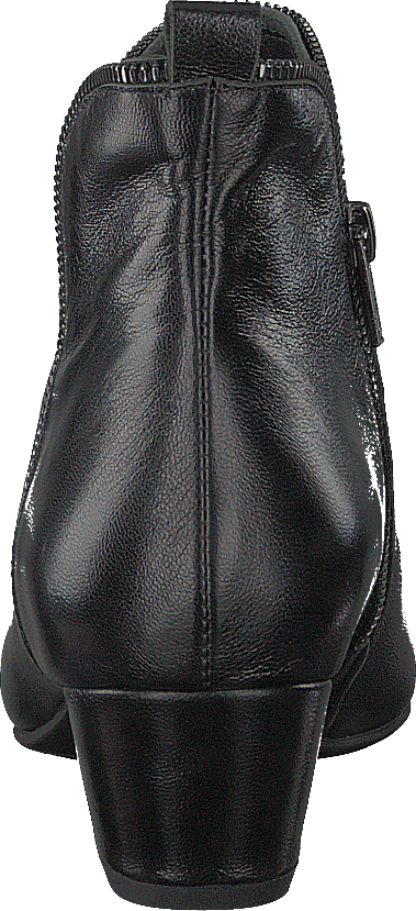 Boot Raw Zip Leather Black