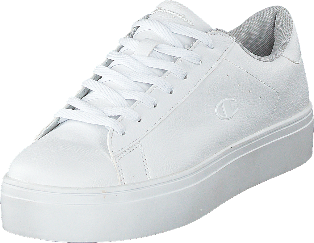 Mid Cut Shoe Alex Platform White