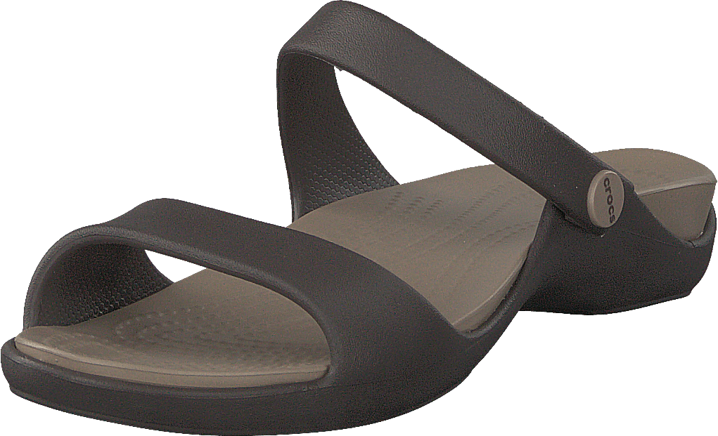 Cleo V Sandal Women Espresso/mushroom