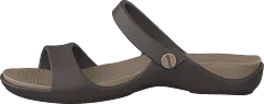 Crocs - Cleo V Sandal Women Espresso/mushroom
