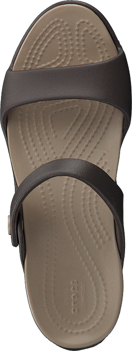 Crocs - Cleo V Sandal Women Espresso/mushroom