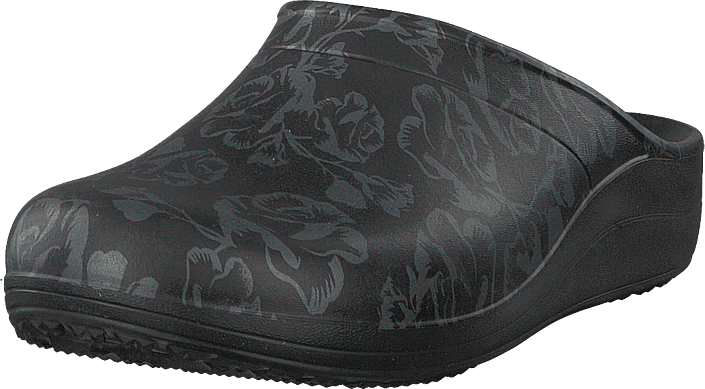 Crocs - Sloane Graphic Clog Women Metallic Rose/black