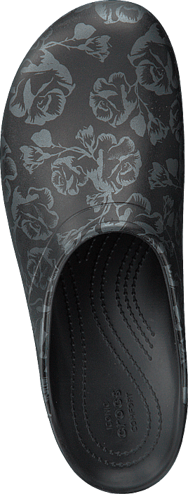 Crocs - Sloane Graphic Clog Women Metallic Rose/black