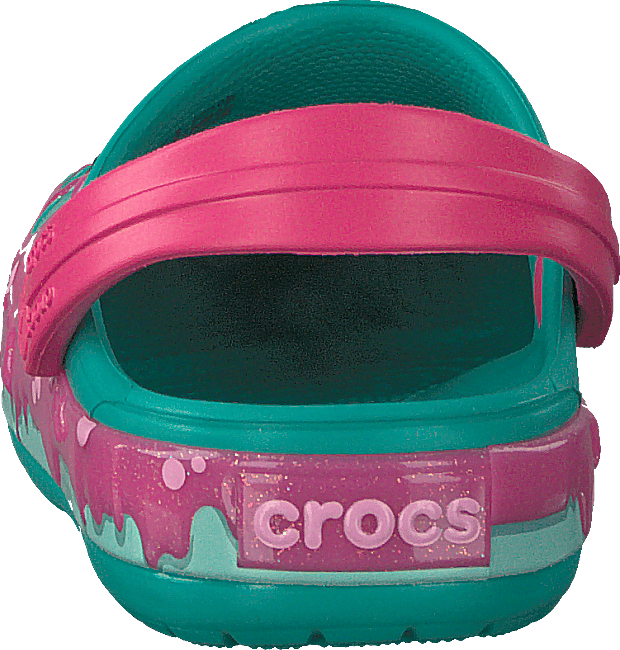 Fun Lab Slime Band Clog Kids Tropical Teal