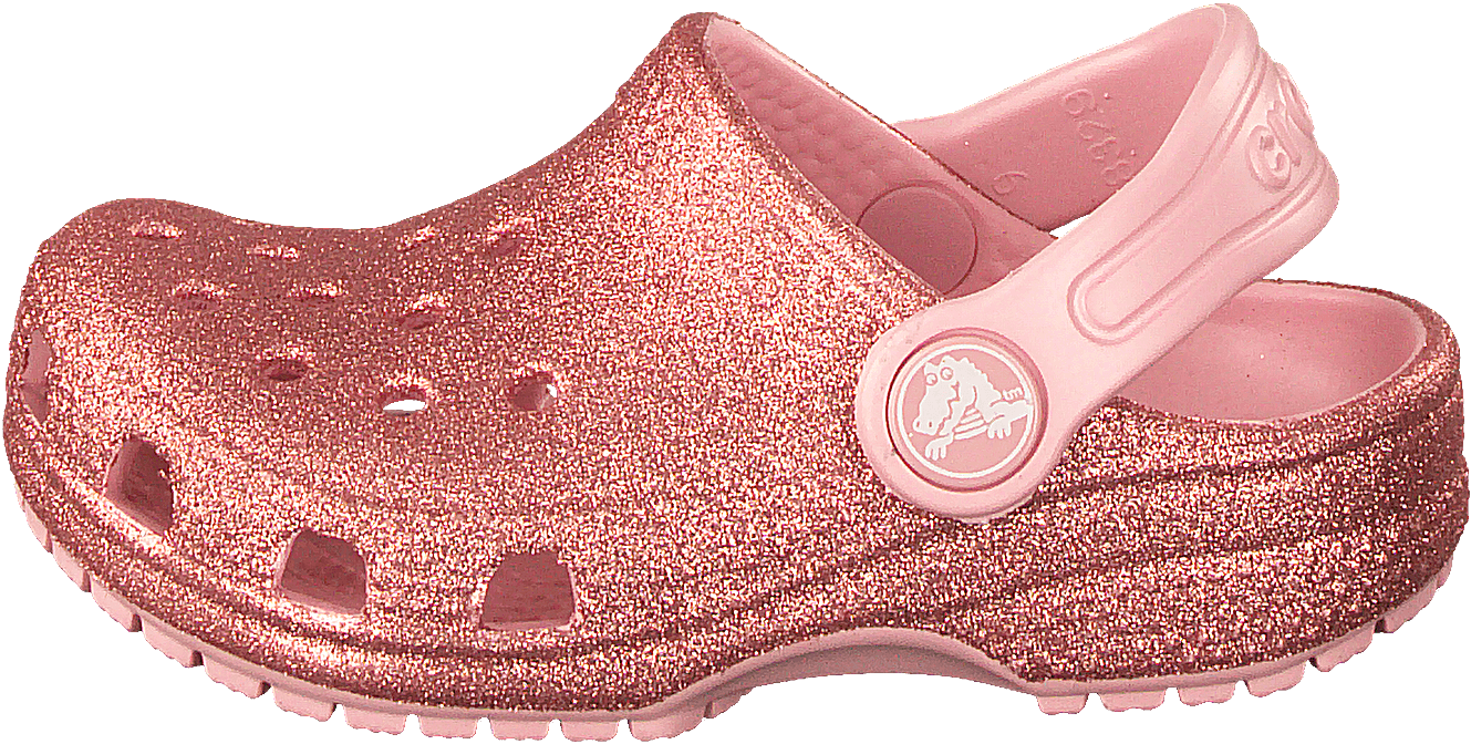 Classic Glitter Clog Kids Blossom, Unisex, Scarpe, Sandali e Pantofole, sandali, Nuoto, Rosa, EU 30/31