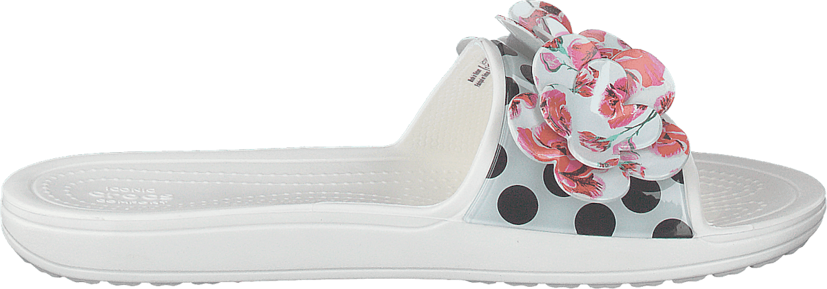 Sloane Timeless Roses Slide White