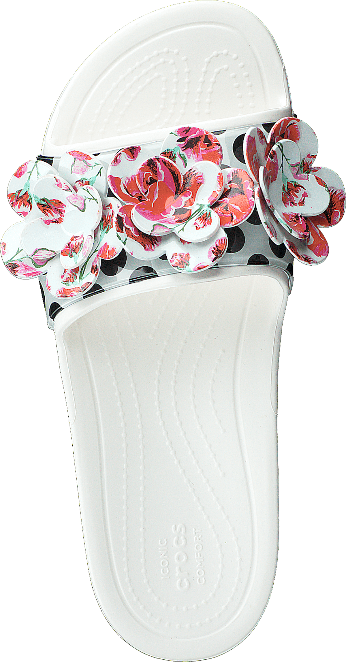Sloane Timeless Roses Slide White