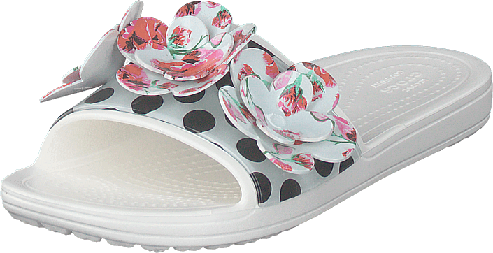 Crocs - Sloane Timeless Roses Slide White