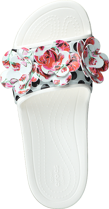 Crocs - Sloane Timeless Roses Slide White