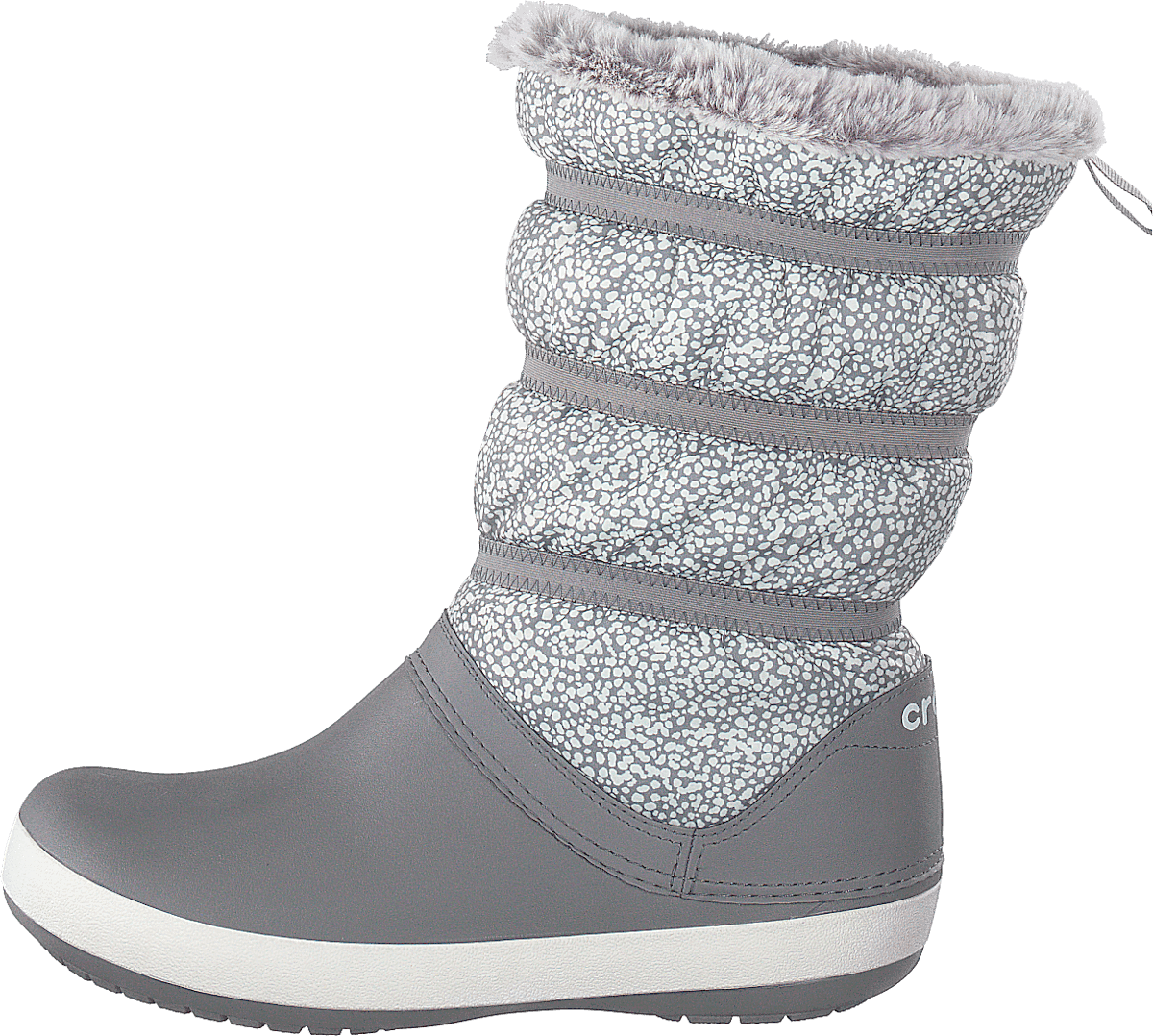 Crocband Winter Boot Women Dots/smoke