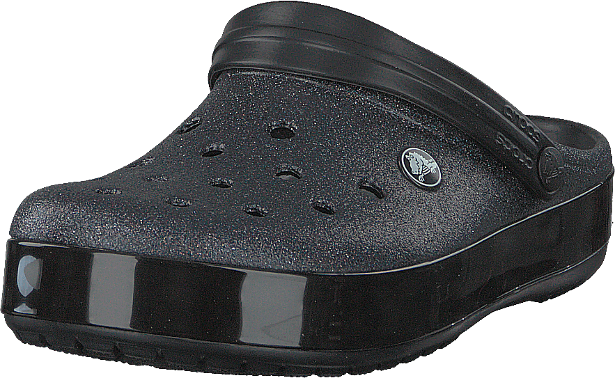 Crocband Glitter Clog Black