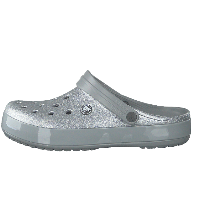 crocband glitter clog black