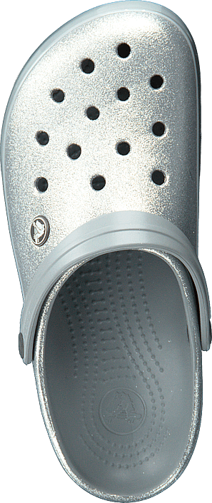 Crocs Silver Online Crocband Og Tøfler Sandaler Grå Clog Sko Kjøp Glitter qfRganqd