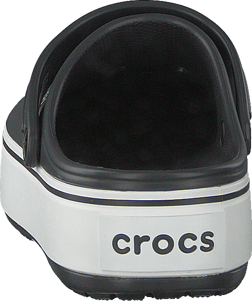 Crocband Platform Clog Black/white