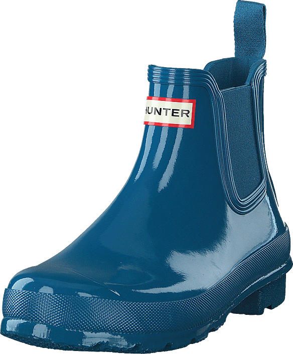 Hunter - Women's Original Chelsea Gloss Ocean Blue
