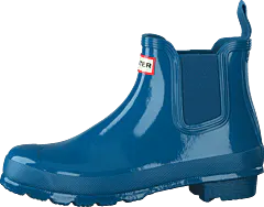 Hunter - Women's Original Chelsea Gloss Ocean Blue